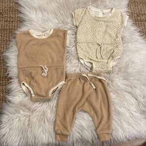 Quincy mae 2 retro rompers and pant set